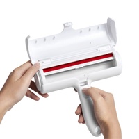 Produits pour animaux de compagnie : Meilleure vente – Brosse à poils réutilisable et autonettoyante pour chiens et chats, rouleau anti-poils pour animaux