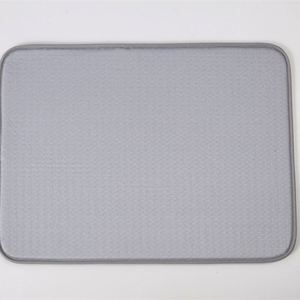 Tapete de Secado Rápido para Cocina, Diseño Simple con Patrón a Cuadros, Microfibra Tejida Desechable para Uso Doméstico - Product Image 5