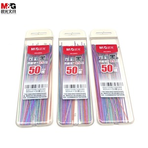 Minas para Lápiz Mecánico M&G de 0.5mm, Núcleo Negro Colorido, Paquete de 50 Unidades para Escritura - Product Image 4
