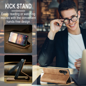 Étui de téléphone magnétique CaseMe pour <span class=keywords><strong>Samsung</strong></span> <span class=keywords><strong>Galaxy</strong></span> A54 Étui pour cartes à rabat en cuir pour <span class=keywords><strong>Samsung</strong></span> A54 A05 A53 5G A52 - Product Image 5