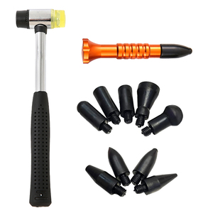 Crochets de <span class=keywords><strong>débosselage</strong></span> <span class=keywords><strong>sans</strong></span> <span class=keywords><strong>peinture</strong></span> pour <span class=keywords><strong>carrosserie</strong></span> automobile, en acier inoxydable noir/argent/rouge, ajustement universel, pour réparation de bosses et élimination de la grêle - Product Image 6
