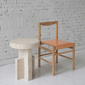 أثاث كوموسي طاولة قهوة ترافرتين طبيعية أوروبيية شمالية حديثة من مصمم غرفة المعيشة من الترافرتين - Product Image 4