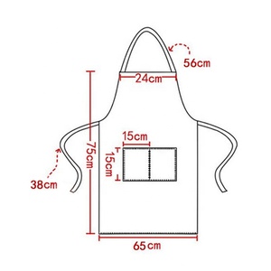 For Kitchen Printable Personalized Design Bib <strong>Apron</strong> Sublimation Blank <strong>Apron</strong> With Pocket - Product Image 6