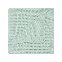 2025 personnalisé luxe bébé couverture 100% coton Super doux rayé tricoté Offre Spéciale nouveau-né literie