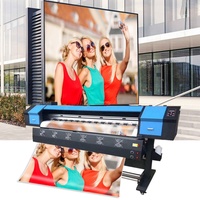 Impresora Eco Solvente de 1.9M para Vinilo, Máquina de Impresión Digital de Gran Formato para Pancartas Flexibles y Carteleras Interiores