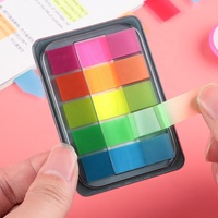 Notas Adhesivas transparentes de diseño colorido, película de flecha, índice, autoadhesivo, precio de fábrica, cantidad mínima inferior
