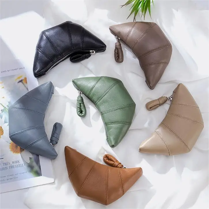 Креативный женский кошелек WESTAL из натуральной кожи, Дамский бумажник на молнии, миниатюрный клатч для мелочи