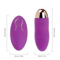 Vibrador de Bala con 10 Velocidades y Control Remoto, Huevo Vibrador para Estimulación del Punto G, Estimulador Clitoral Silencioso