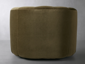 كرسي دوار مخملي للاسترخاء فاخر لغرفة المعيشة - Product Image 2