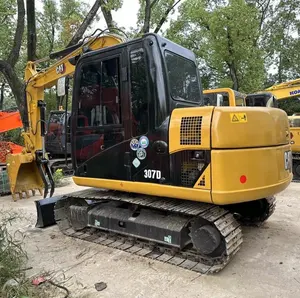 יד שניה מחפר זחל חתול 307D משומש מחפר CAT 307 משומש 7 טון מכונת חופר בנייה מקורית קטרפילר 307E