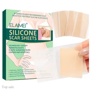 Vải Layered Breathable Silicone Vú Keloid Scar Diệt Away Gel Tấm Điều Trị Silicone Scar Sheets Cho Da