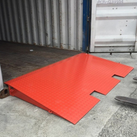 Chariot élévateur à fourche de grande capacité de 6500 kg avec chaîne et rampe de chargement de conteneurs en acier pour le chargement et le déchargement