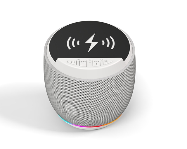 OEM 3 in 1 Wireless BT Speaker with Portable Wireless Charging White Noise Sound Machine for Travel Sleeping Aid