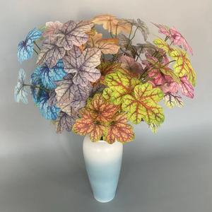 Artificial Butterfly Leaves Plant Silk <b>Flower</b> High Simulation Wedding Decoration <b>Single</b> Branch HDY 01 - Product Image 1