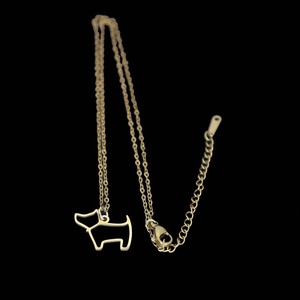 Collana con ciondolo di nuova concezione alla moda, in acciaio inossidabile, con simpatico ciondolo a forma di cucciolo di <span class=keywords><strong>cane</strong></span>, regalo all'ingrosso per il commercio transfrontaliero - Product Image 4