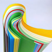 Papier cartonné de couleurs assorties 15*15cm pour la création de cartes, l'artisanat, le scrapbooking, les décorations de fête, les fournitures scolaires pour enfants, 100 feuilles
