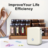 Étiqueteuse thermique sans fil rechargeable, sans encre et compatible avec les étiquettes adhésives, idéale pour l'organisation du bureau