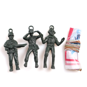 Mini jeu <span class=keywords><strong>parachutiste</strong></span> en plastique PP pour enfant, lanceur à la main, avec figurine et figurines de soldats, jeu d'extérieur, pièces - Product Image 2