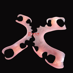 Protesi dentale resistente a buon mercato prezzo flessibile rimovibile protesi rosa Valplast Base ottima vestibilità - Product Image 6