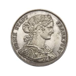 Moneda Conmemorativa del Taler Alemán de Frankfurt de 1866, Artículo Coleccionable Clásico Más Vendido - Product Image 5