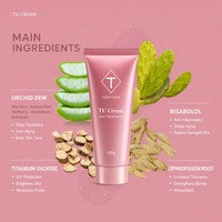Crème BB Tonifiante 120g OEM/ODM à l'Extrait Végétal d'Aloe Bisabolol, Couvre les Pores, Éclat Instantané, Hydratante pour Peaux Sensibles, Vente en Gros