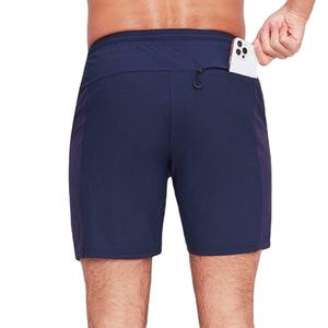 กางเกงขาสั้นออกกำลังกายผู้ชายคุณภาพสูงแบบกำหนดเองจากซัพพลายเออร์ กางเกงวิ่งแห้งเร็ว มีกระเป๋า กางเกงฝึกซ้อม - Product Image 2