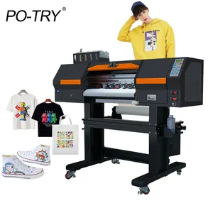 Potry Cmyk Any Fabric 4720 I3200 Logo Tshirt Pet Transfer Film Direct To Film Printer