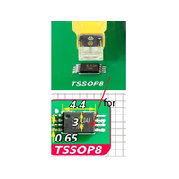 2026 NUEVO 1PCS Cable de programación y prueba para chip TSSOP8 con sonda Mil para PCB