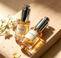 Bouteille en verre transparent de qualité supérieure pour huiles essentielles, avec compte-gouttes, fond épais, gravure de logo personnalisée, pour sérum de soin et mascara – Vente en gros