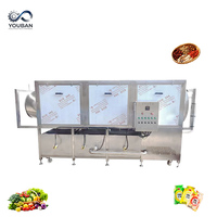 Trommeltype fruit- en groentewasmachine, continue rotatiewasmachine voor kiwi, avocado, jujube, walnoot, insecten en reiniging van grondstoffen