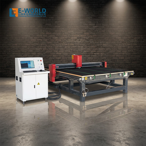 Machine de découpe de verre CNC Eworld Factory avec convoyeur à courroie motorisé, table de découpe automatique de verre plat - Product Image 1