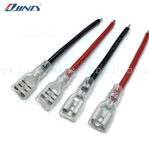 Crimp <span class=keywords><strong>Terminal</strong></span> Connector 4.8/6.3 para equipamentos eletrônicos Flat Ribbon Jumper Wire Harness para cabo de fiação - Product Image 3