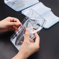 A5 A6 A7 poches de reliure pochettes à fermeture éclair en PVC transparent Double poches enveloppe budgétaire enveloppes sans fermeture à glissière produits de classement de la tête