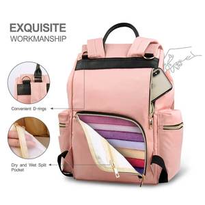 Sac a Langer Bolsa de panales Nuevo diseño de alta calidad impermeable diseñador bolsa de pañales Tote Mommy bag - Product Image 4
