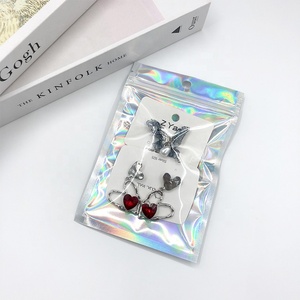 Sac d'emballage auto-scellant, résistant à l'humidité, recyclable, réutilisable, imprimé UV, debout, pour le stockage des aliments pour animaux de compagnie et des bonbons - Product Image 1