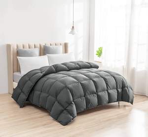 中国工厂豪华酒店家居舒适鸭毛羽绒被棉套特大床单套装 - Product Image 2