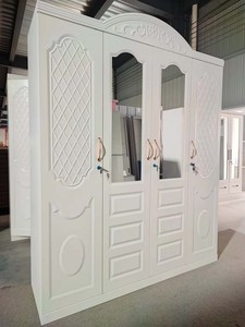 <span class=keywords><strong>Armario</strong></span> Metálico Moderno UTOP de 4 Puertas <span class=keywords><strong>con</strong></span> <span class=keywords><strong>Espejo</strong></span> para Dormitorio y Oficina en Casa, Diseño Desmontable, Color <span class=keywords><strong>Blanco</strong></span> - Product Image 4