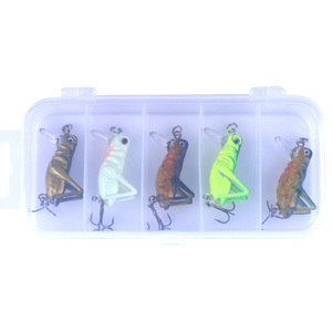 Hengjia plástico duro cebo de pesca señuelo de pesca 35mm 3G Topwater insecto señuelo <span class=keywords><strong>Cricket</strong></span> - Product Image 6