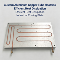Contrôle thermique intelligent : Radiateur en aluminium refroidi par eau avec capteurs de température intégrés et circuits de circulation en cuivre