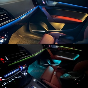 Pour Audi Q5/Q5L 2018+ : Éclairage d'ambiance automobile, amélioration de l'éclairage intérieur, plaque de recouvrement lumineuse, lampe de dossier - Product Image 4