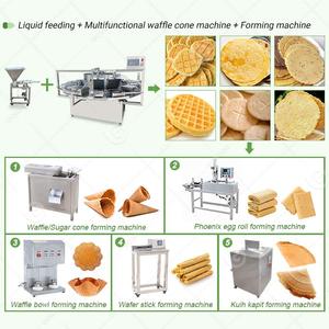 Machine à gaufres commerciale industrielle pour Stroopwafels, machine à gaufres en forme d'ours, machine à mini gaufres enroulées Stroop - Product Image 4