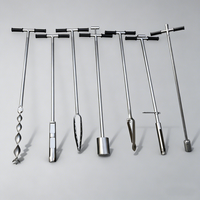 Prix d'usine – Échantillonneur de sol robuste en acier inoxydable de qualité supérieure avec pointe affûtée pour l'échantillonnage de profil de sol agricole