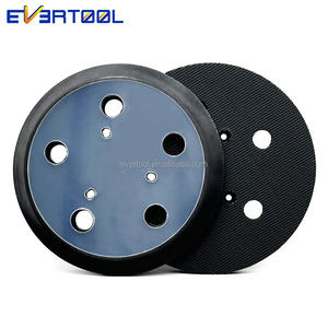 EVERTOOL Almohadillas de lijado de repuesto para lijadoras orbitales aleatorias de 125 mm, plato de soporte DA de 5 pulgadas, platos de soporte flexibles, almohadilla de lijado - Product Image 2