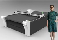 ZING automático 1625 CNC cuchillo oscilante corte tela cuero PVC máquinas de corte con cámara CCD