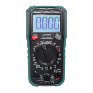 Multimètre Fuzrr FR133C Série 4000 Comptes, Prix Bas, 600V AC 10A, Ohm, True RMS, Gamme Automatique, Affichage 4 Chiffres, Matériau ABS - Product Image 3
