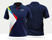 Impression personnalisée ou broderie design logo haute qualité coton polyester pas cher uniforme hommes golf sport affaires polo chemise