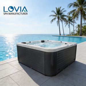 <span class=keywords><strong>Vasca</strong></span> Idromassaggio Spa di Alta Qualità per 5 Persone, per Esterni, con Funzioni Intelligenti, Ideale per <span class=keywords><strong>Giardino</strong></span> e Idroterapia - Product Image 2