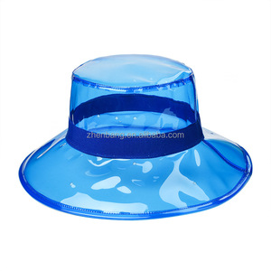 <span class=keywords><strong>Gorro</strong></span> de <span class=keywords><strong>pescador</strong></span> con Logo personalizado, ala grande, transpirable, Pvc, transparente, producto - Product Image 1
