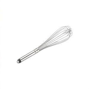 Fouet de cuisine en acier inoxydable 30 cm, compatible lave-vaisselle, matériau 18/10 - Product Image 2