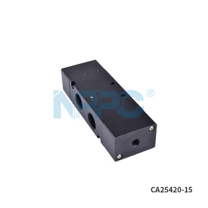 CA35230C/E/P-06/08 çift kafalı 5/3 yollu alüminyum CA serisi hava <span class=keywords><strong>pilot</strong></span> vana pnömatik gaz sürgülü sütun yapısı yönlü - Product Image 3